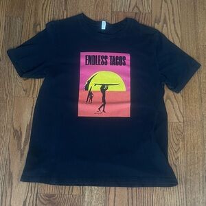 Endless Tacos Mens T-Shirt black